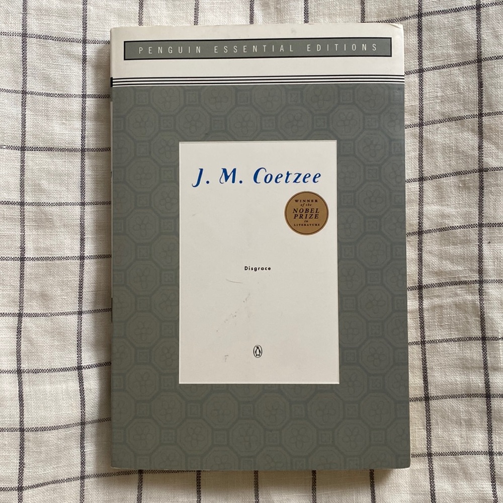 3/$15 Disgrace by J M Coetzee paperback book winner of novel prize literature